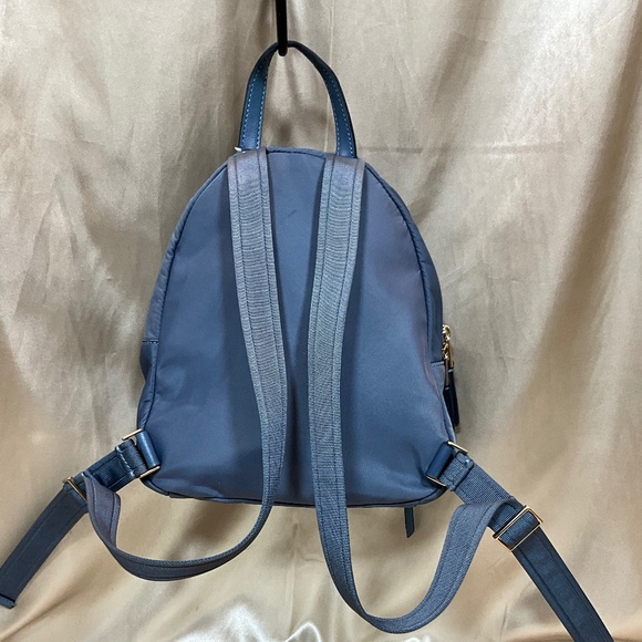 Kate Spade  Blue nylon backpack.   9-H6Eb - Picture 6 of 10
